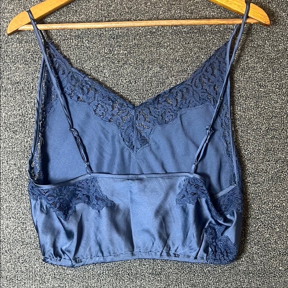 Intimately Free People Night Out Blouson Brami Slip Cami Cropped Top, Medium - Picture 5 of 7